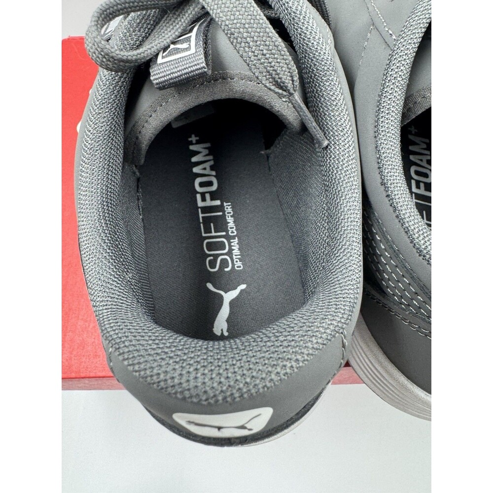 PUMA Men's Size 10.5 Skate Sneakers Lace-up Court Shoes, Gray - Picture 9 of 16